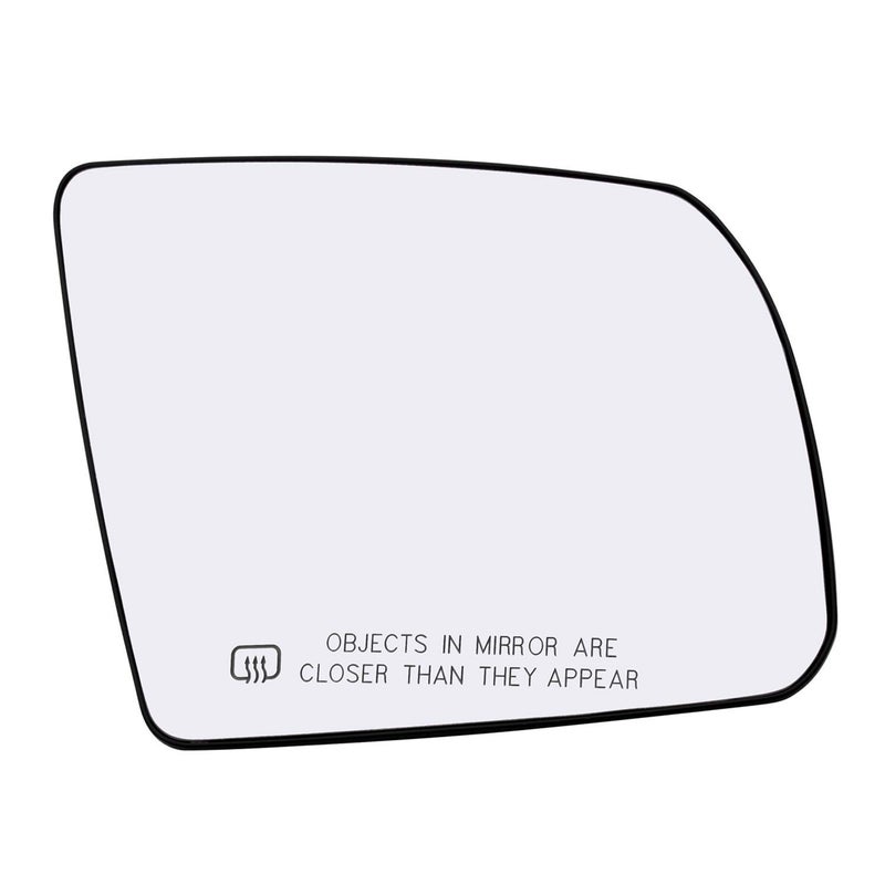 Rugged TUFF Passenger Side Mirror Glass For 2007-2020 Toyota Tundra, 2008-2017 Toyota Sequoia Right Door Rear View Mirrors Heated With Backing Plate 87903-0C020 879030C020 - Image 1